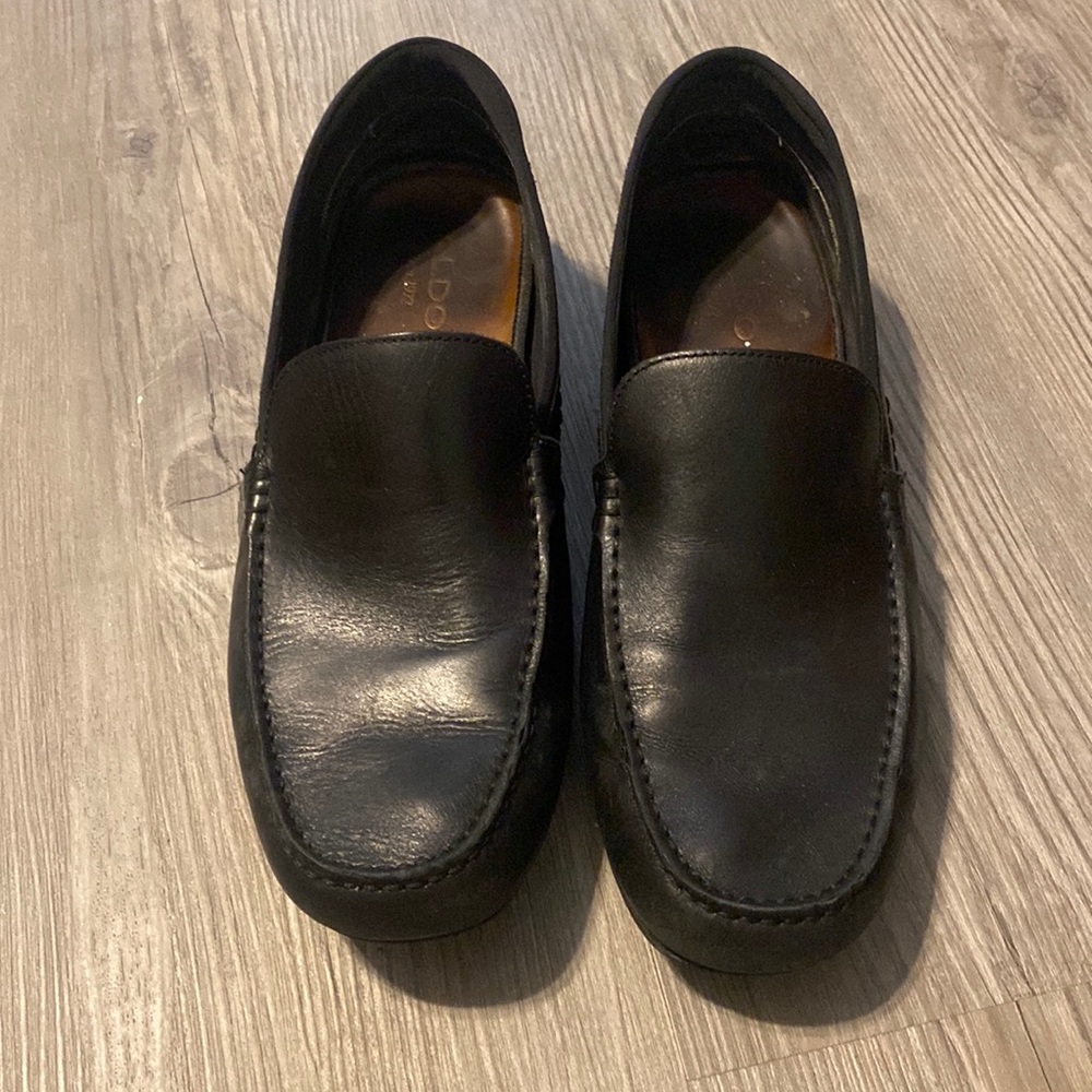 Great aldo mens shoes size 9.5 black